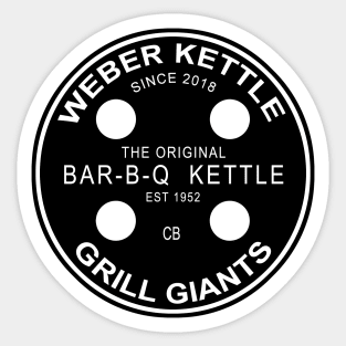 Grill Giants Front Print Sticker